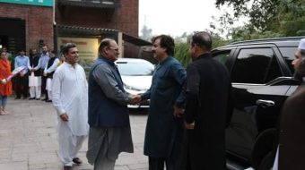 Visit of Information Minister Mr. Shaukat Yousufzai and Mr. Ahmad Jawad  to KP BOIT office.