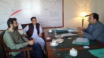 Mr. Faisal Saleem Rahman, Vice Chairman KP-BOIT had meeting on Investment & Trade under CPEC with Mr. Asim Tiwana, DG Gawadar Port Authority & Mr. Zong, Chairman Chinese Port Company at Gawadar Port.