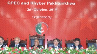 Mr. Hassan Daud Butt, CEO KP-BOIT at Seminar on “Friends of Silk Road” on CPEC and Khyber Pakhtunkhwa held on 26th October, 2019 at Pakistan –China Institute & China Study Center, University of Peshawar.