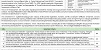 EOI, Business Regulation and Reform Plan KP.